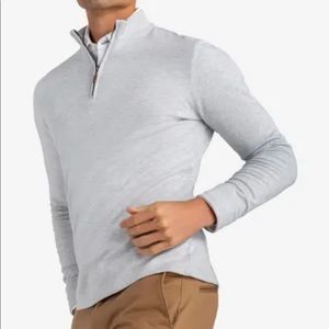 Mizzen and Main Fairway Pullover - Light Grey